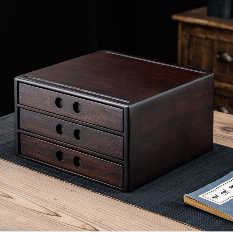 Bread Box Bamboo - Bamboo Pu'er Tea Storage Boxes MultiLayer