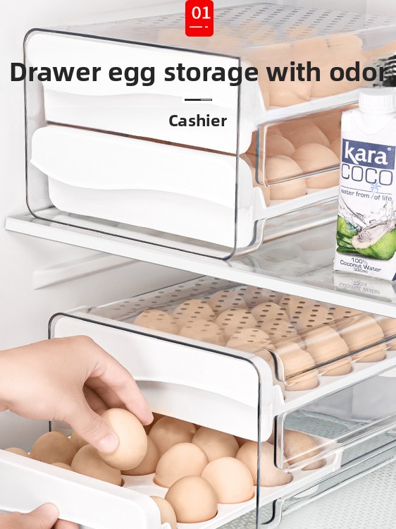 Food Storage For Refrigerator - Kitchen Egg Storage Box Refrigerator Special