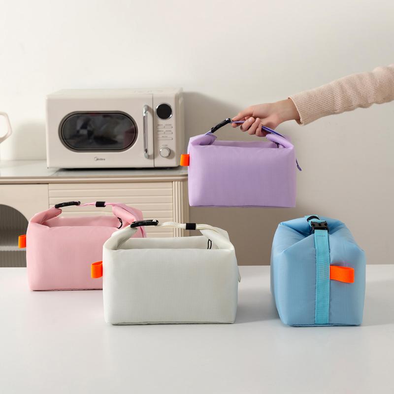Food Storage Aluminum - C 1PCS Portable Large Insulated Lunch