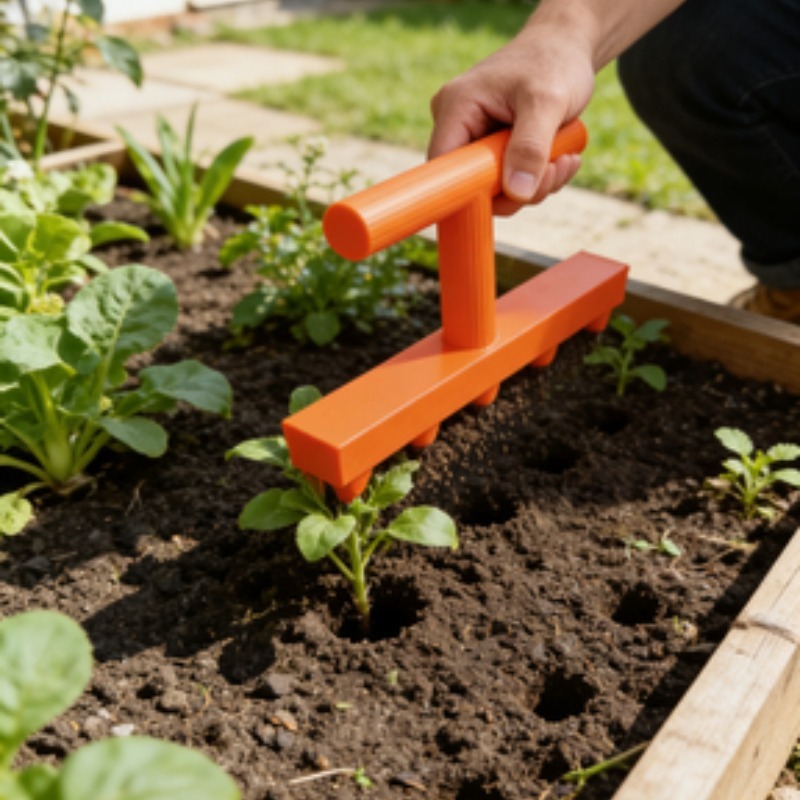 Food Storage Plants - Plastic Push Button Garden Hole Puncher