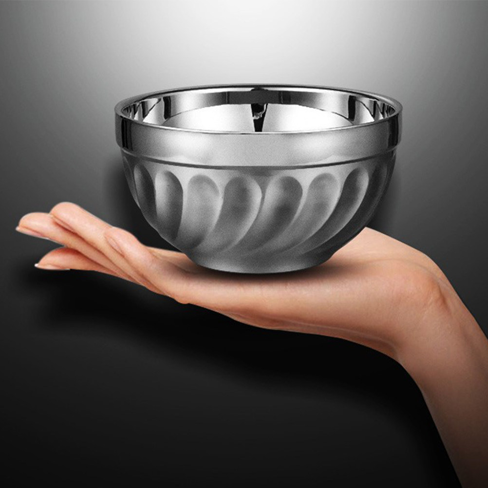 Food Storage Bowls - 3Pcs Insulated Stainless Steel Bowls Double