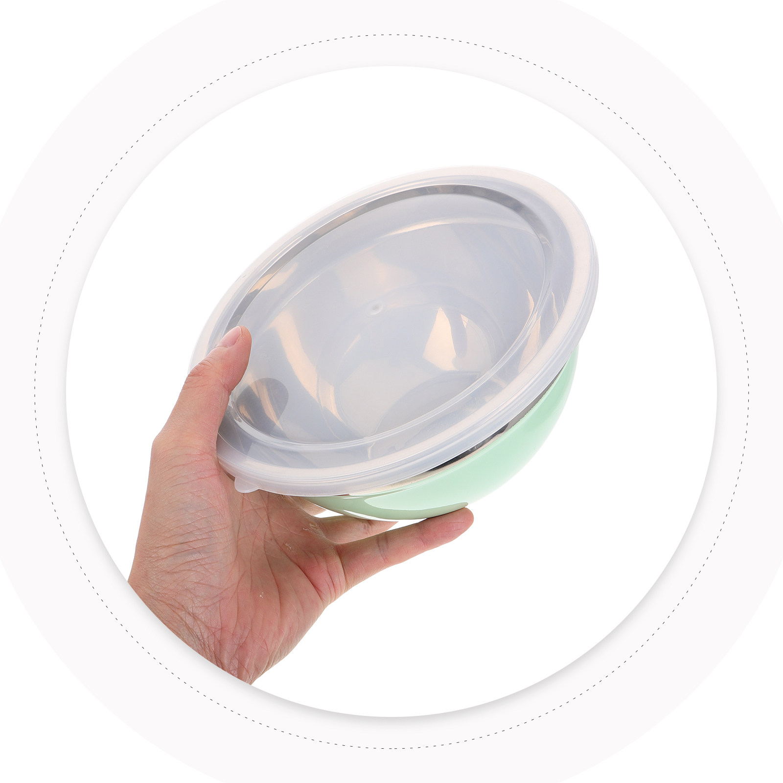 3Pcs Stainless Steel Mixing Bo - Food Storage Bowls avaliação e preço