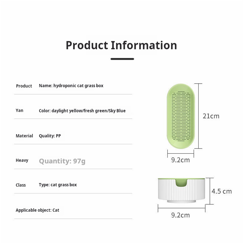 Easy Growth Hydroponic Cat Gra - Food Storage Plants avaliação e preço