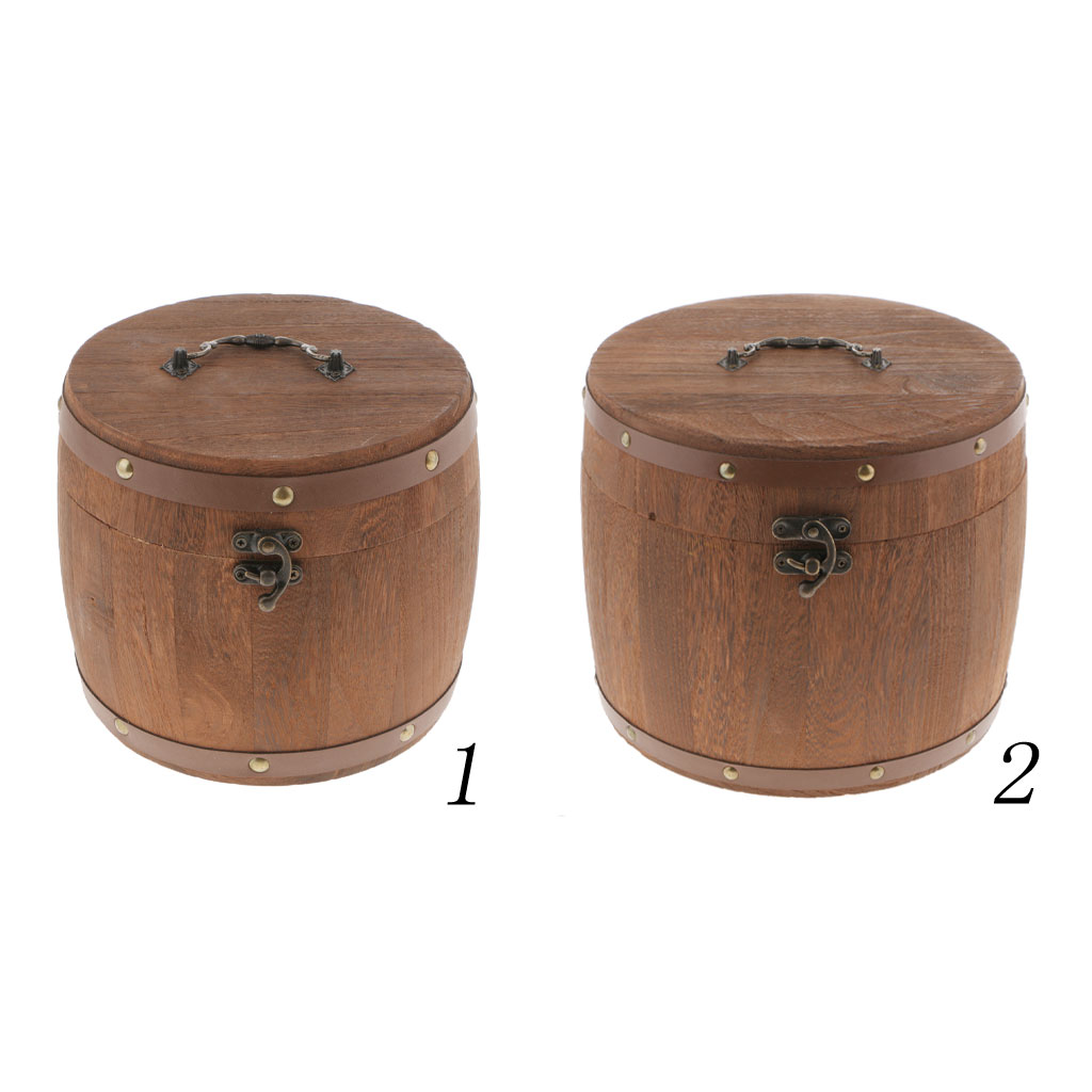 Wooden Tea Canister Airtight F - Food Storage Jars Plastic avaliação e preço