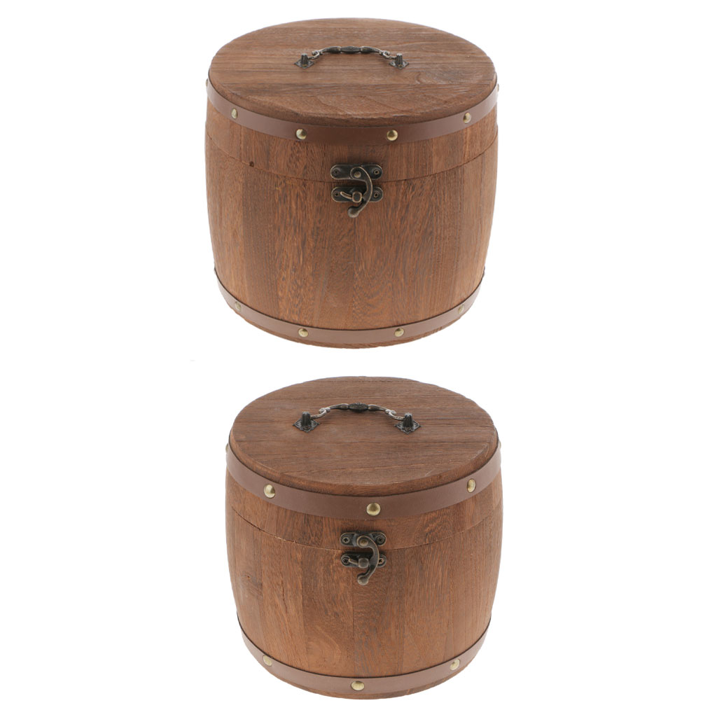 Wooden Tea Canister Airtight F - Food Storage Jars Plastic avaliação e preço