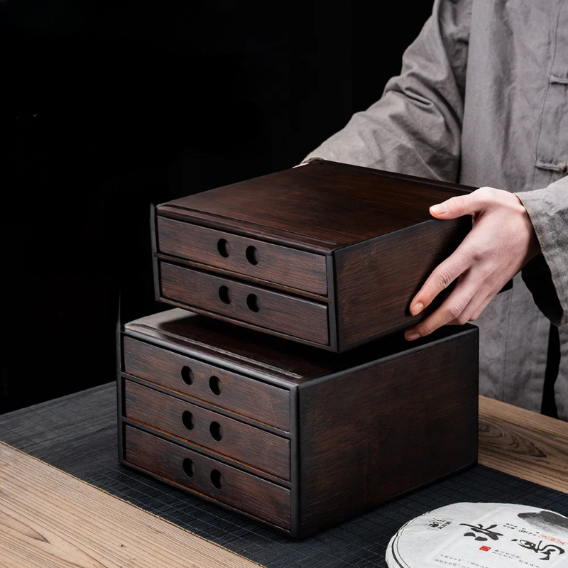 Bamboo Pu'er Tea Storage Boxes - Bread Box Bamboo avaliação e preço