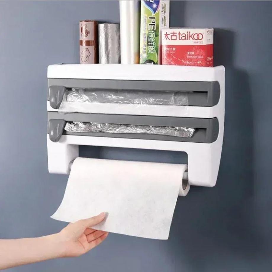 1 Pcs Kitchen Tools Cling Film - Food Storage Rack For Kitchen avaliação e preço