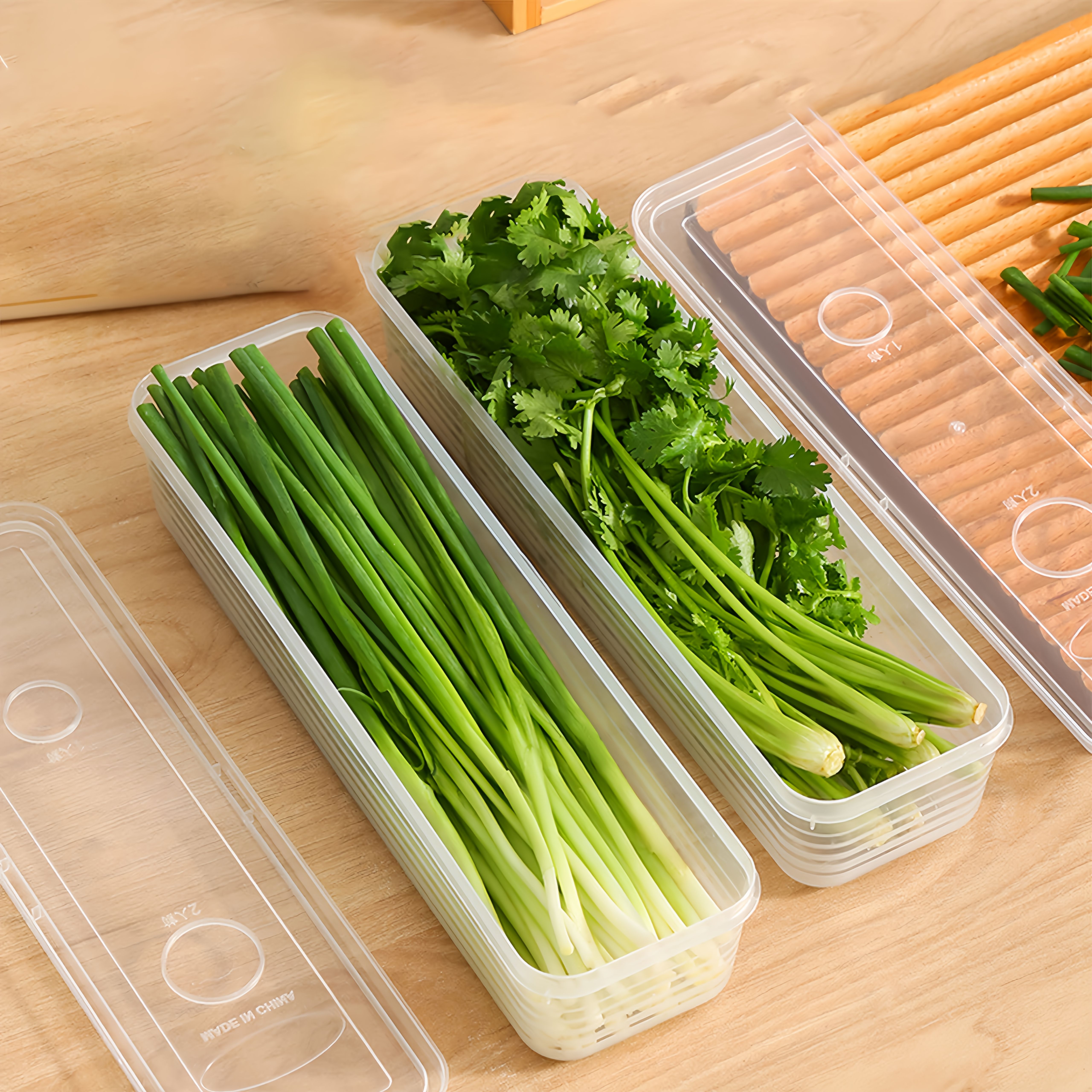 2/4/6pcs Food Vegetable Storag - Food Storage For Refrigerator avaliação e preço