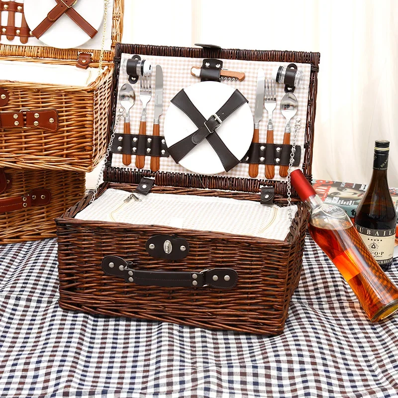 Family outing picnic basket, o - Food Storage Camping avaliação e preço