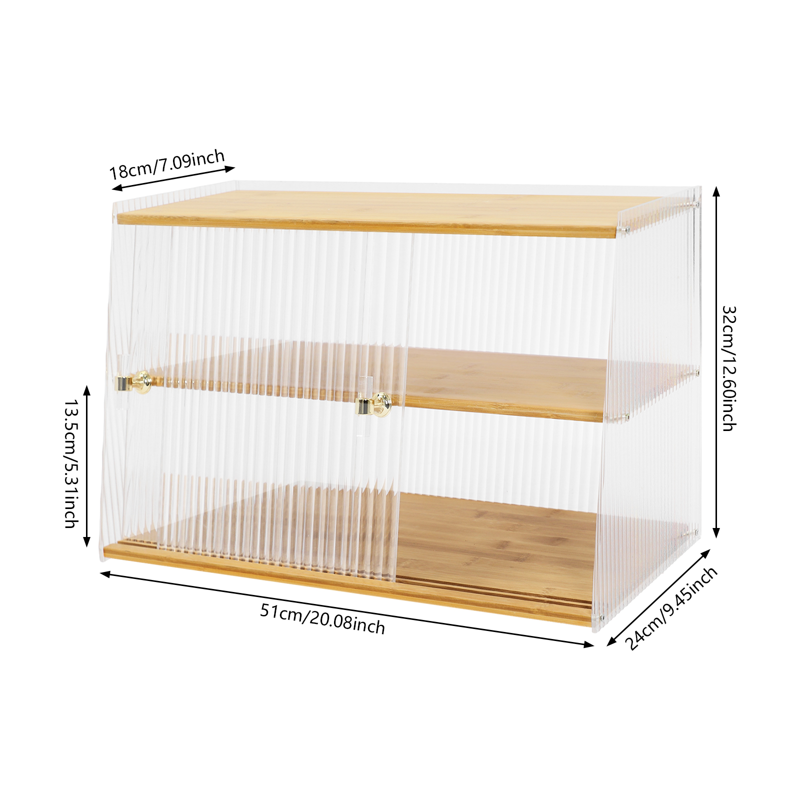 Cup Storage Rack, Bamboo Sideb - Food Storage Rack For Kitchen avaliação e preço