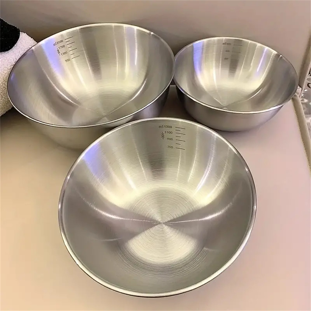 1-3 Stainless Steel Bowl Set w - Food Storage Bowls avaliação e preço