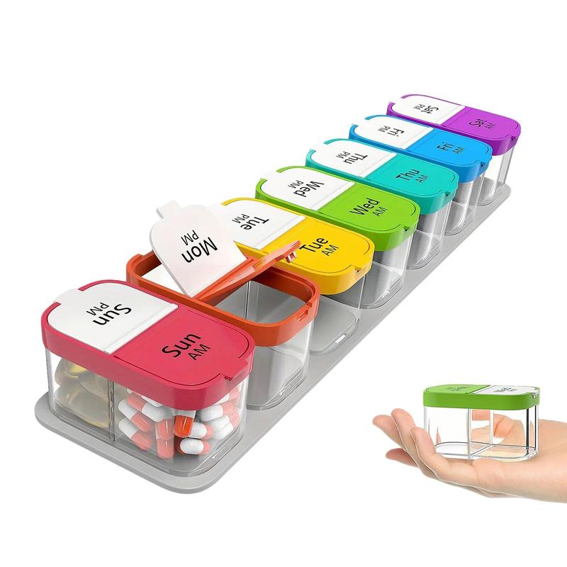 1PCS Large 7 Day Pill Organize - Food Storage Containers Xl avaliação e preço