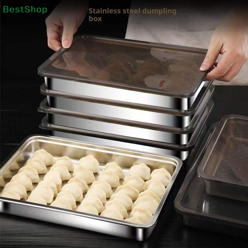 ♥♥1/2pcs Stainless Tray With S - Food Storage Containers Xl avaliação e preço