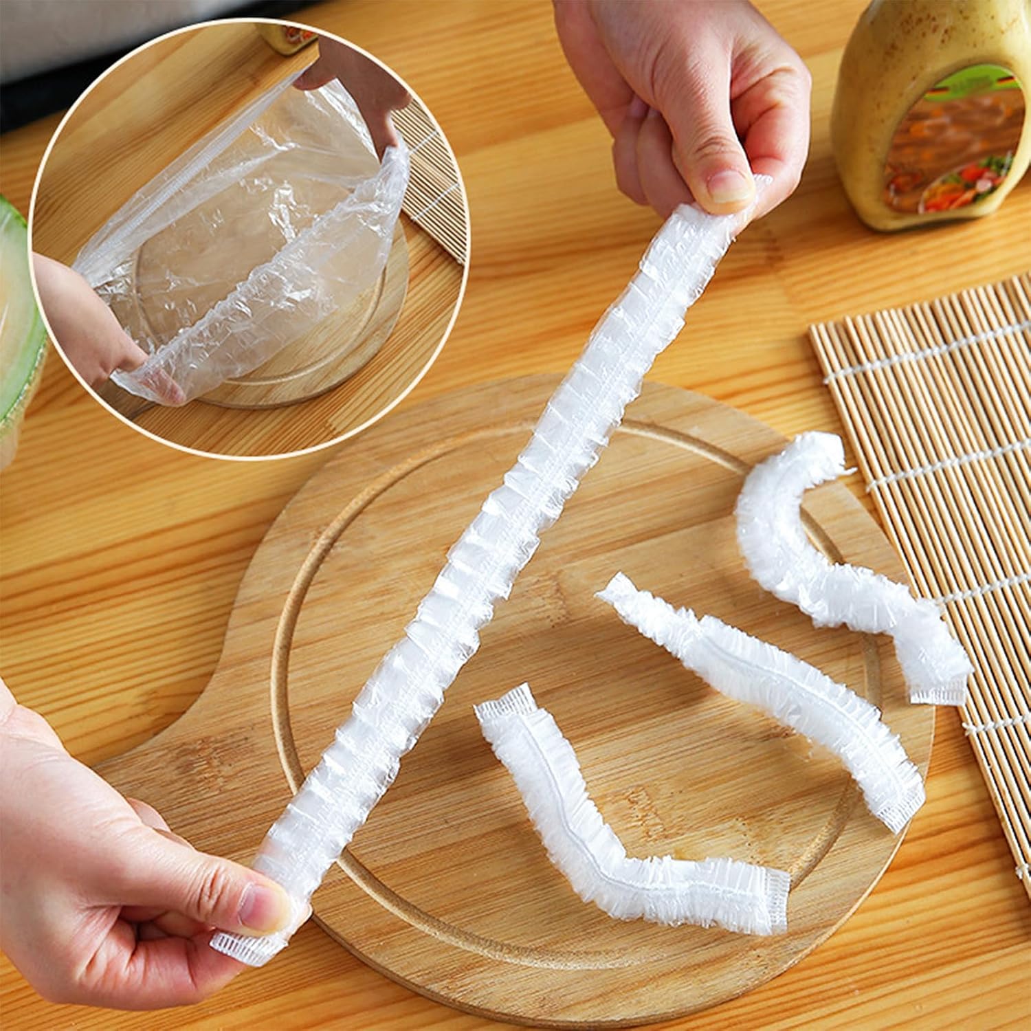 300PCS Elastic Food Covers, St - Food Storage Bowls avaliação e preço