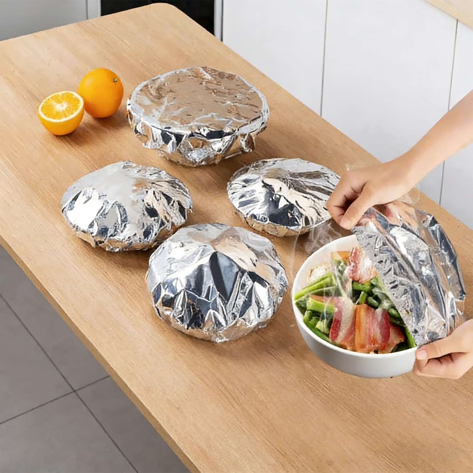 10-100PCS Repeatable Film Insu - Food Storage Bowls avaliação e preço