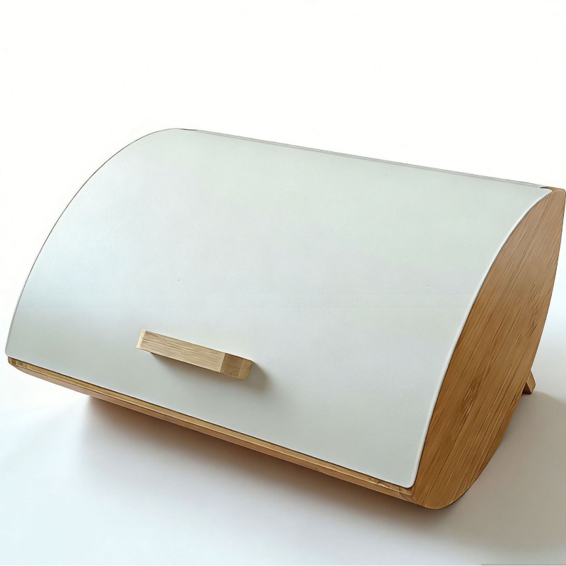 Bamboo cover bread box, househ - Bread Box Bamboo avaliação e preço