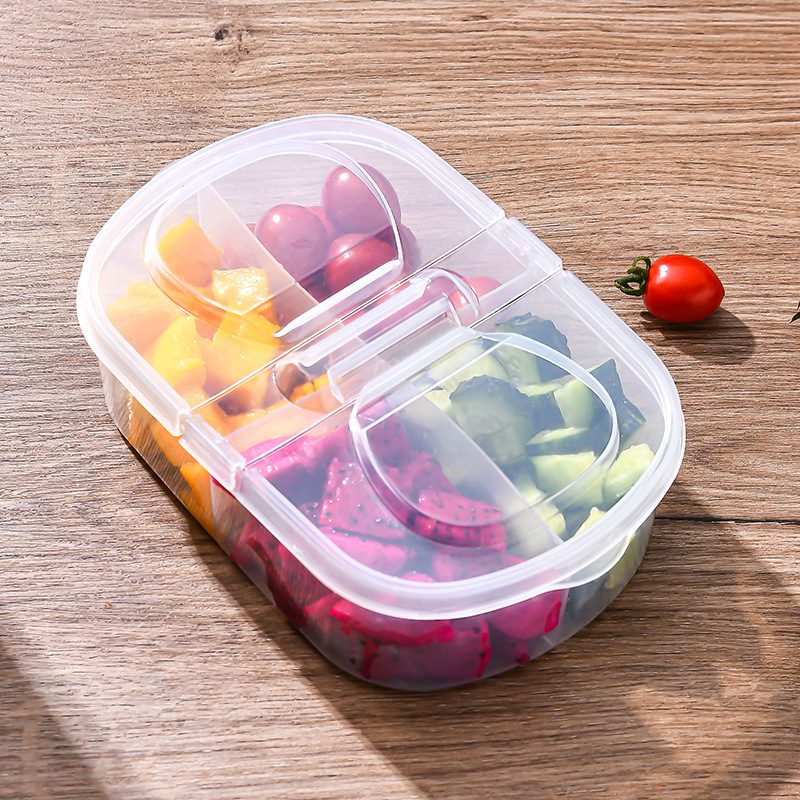 10pcs/4pcs/1pc Portable Lunch  - Food Storage Camping avaliação e preço