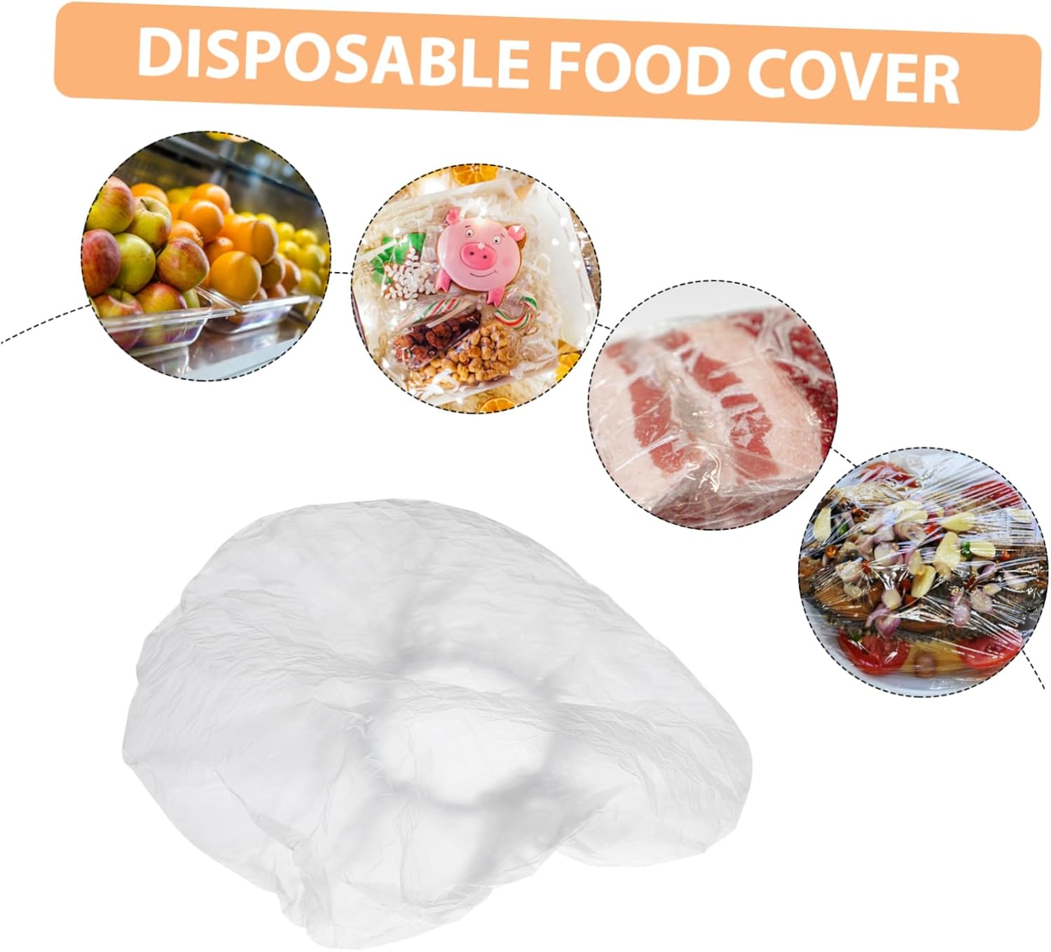 300pcs Disposable Food Storage - Food Storage For Refrigerator avaliação e preço