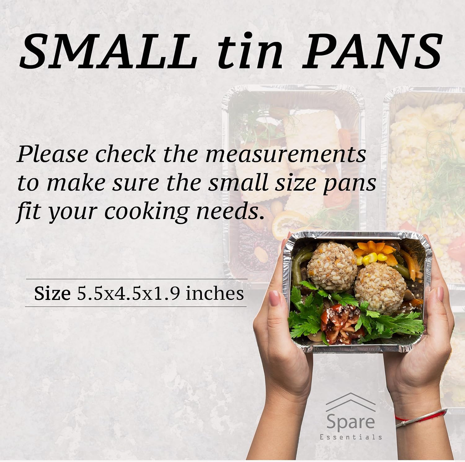 55 Pack 1 Lb Aluminum Pans wit - Food Storage Aluminum avaliação e preço