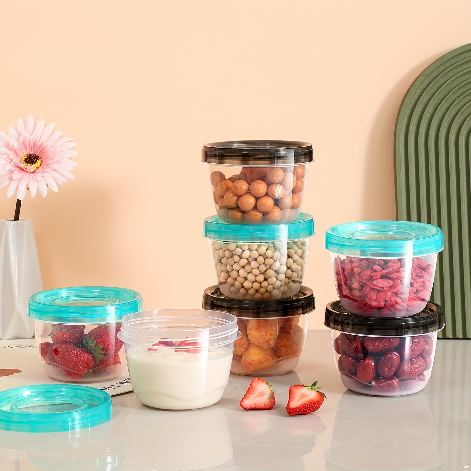 2 Transparent Sealed Food Stor - Food Storage Bowls avaliação e preço