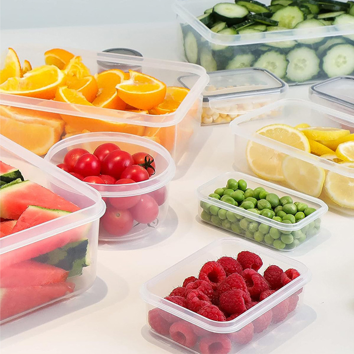 24Pcs/set Food Storage Box Set - Food Storage Jars Plastic avaliação e preço