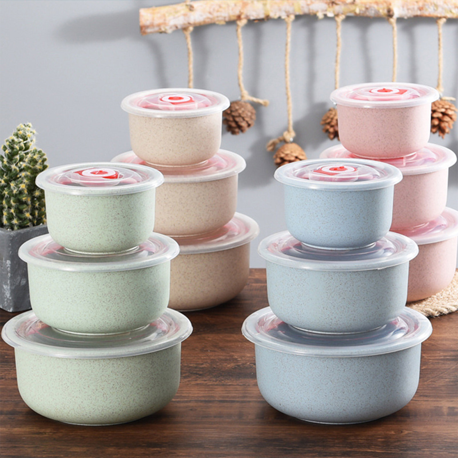 3pcs Food Storage Containers B - Food Storage Jars Plastic avaliação e preço