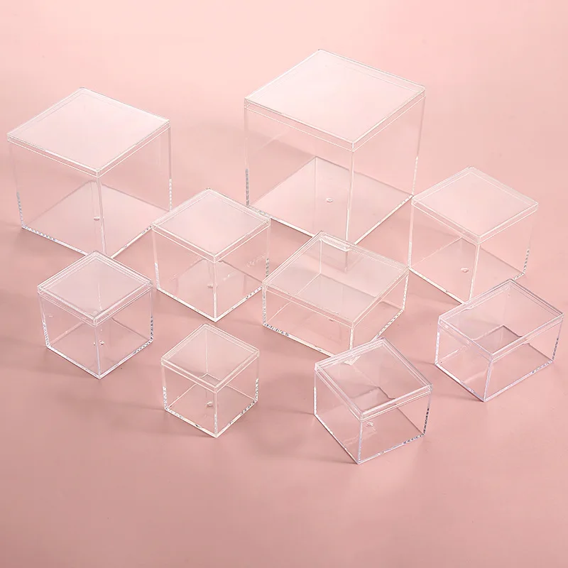 12 PCS Transparent Acrylic Box - Xmas Food Storage Containers avaliação e preço