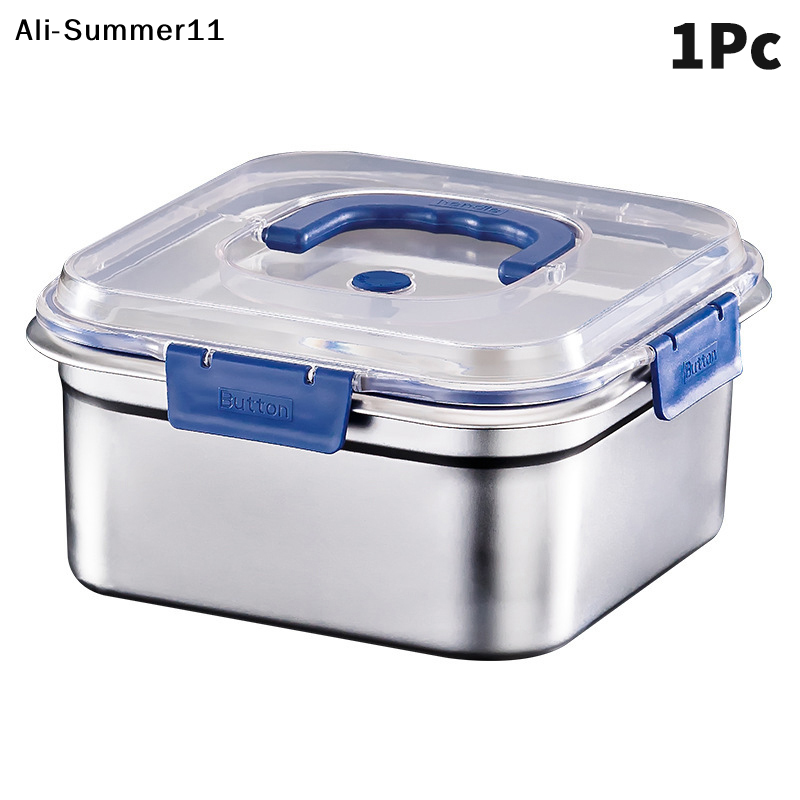 【S11】1/3/5Pcs Stainless Steel  - Food Storage Containers Xl avaliação e preço