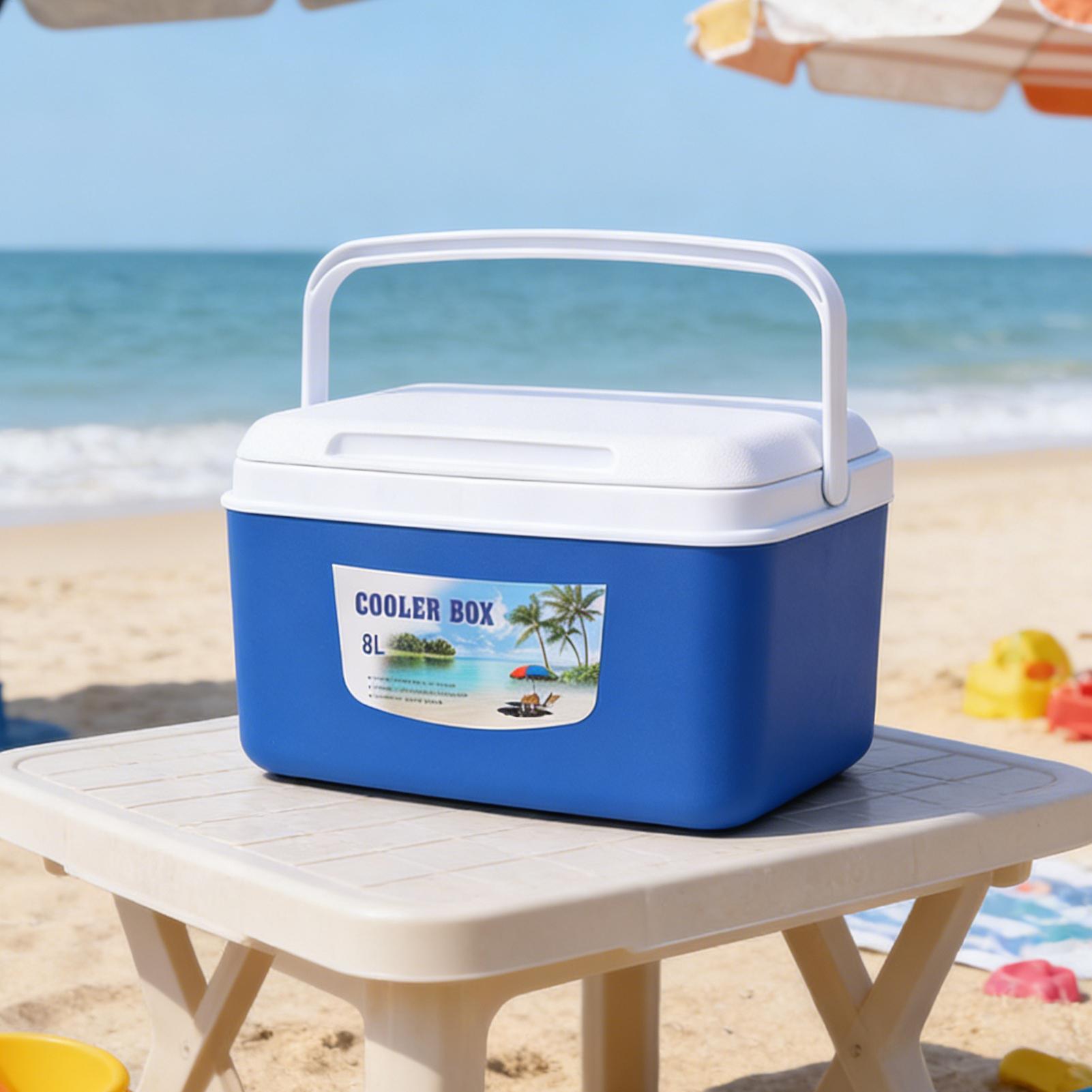 5L/8L Insulated Cooler Box Por - Food Storage Camping avaliação e preço