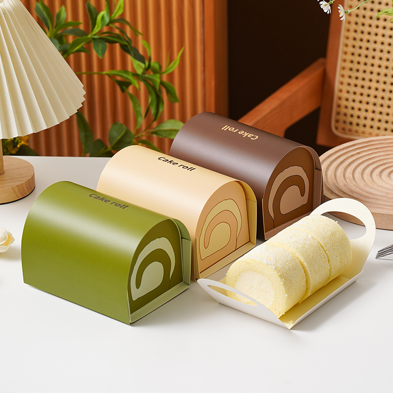10pcs Swiss Roll Cake Boxes Ha - Xmas Food Storage Containers avaliação e preço