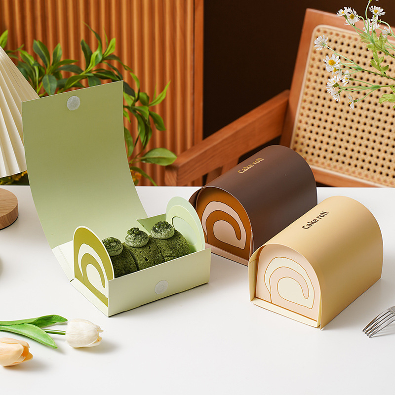 10pcs Swiss Roll Cake Boxes Ha - Xmas Food Storage Containers avaliação e preço