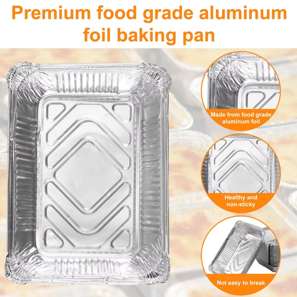 10PCS New With Lids Aluminum F - Food Storage Aluminum avaliação e preço