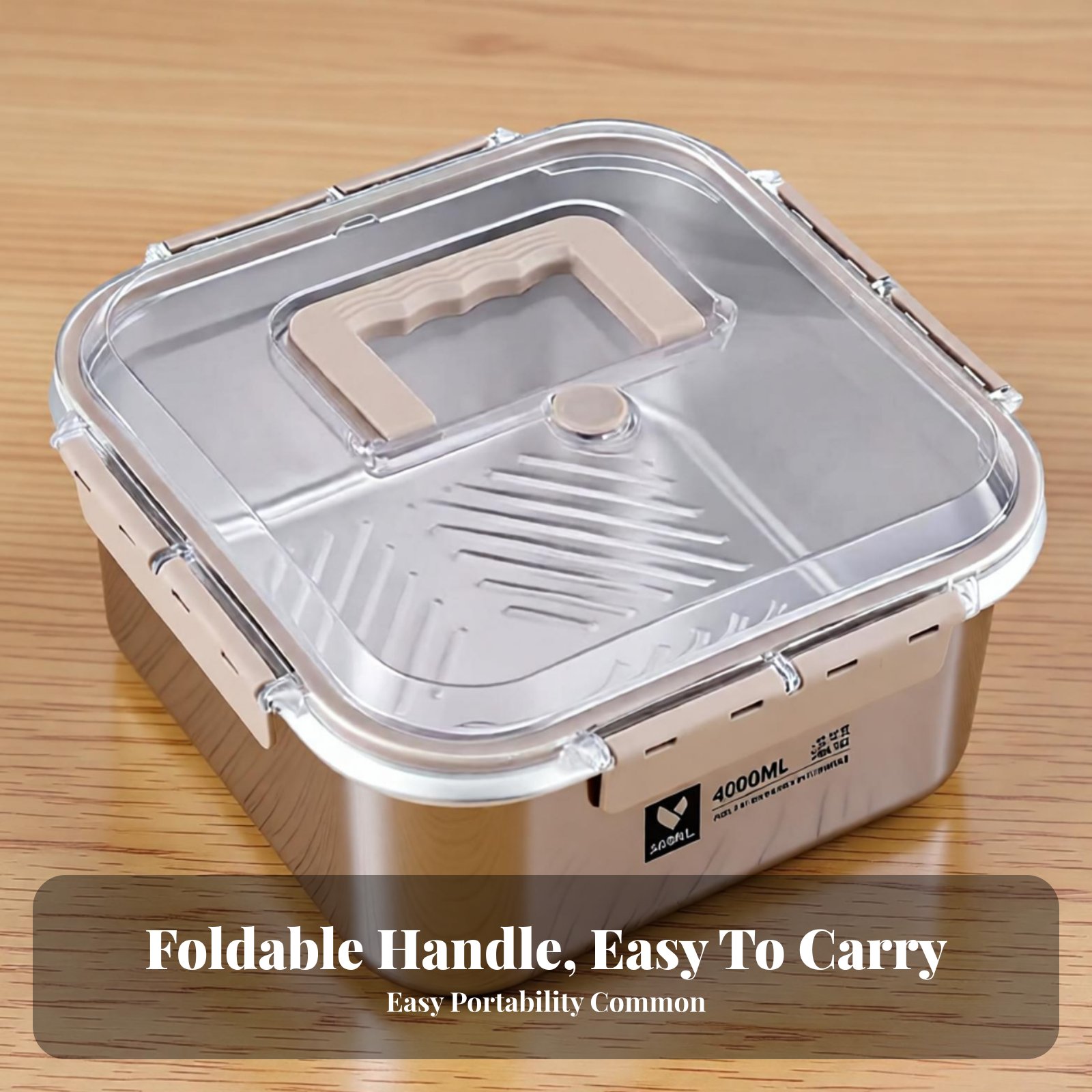 316 Stainless Steel Bento Box, - Food Storage Camping avaliação e preço