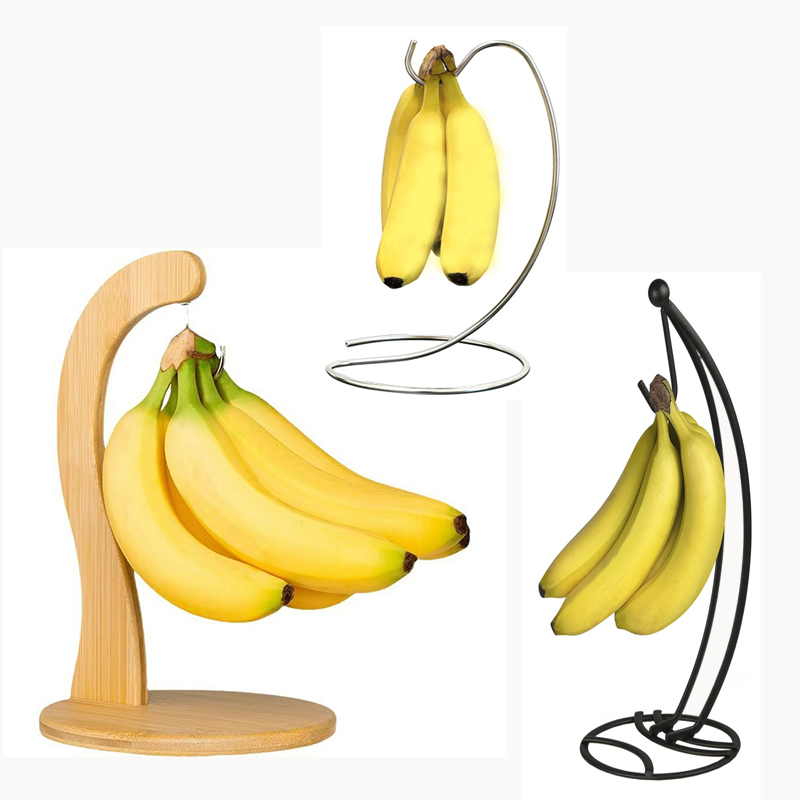 Banana Rack With Hooks For Kee - Food Storage Rack For Kitchen avaliação e preço