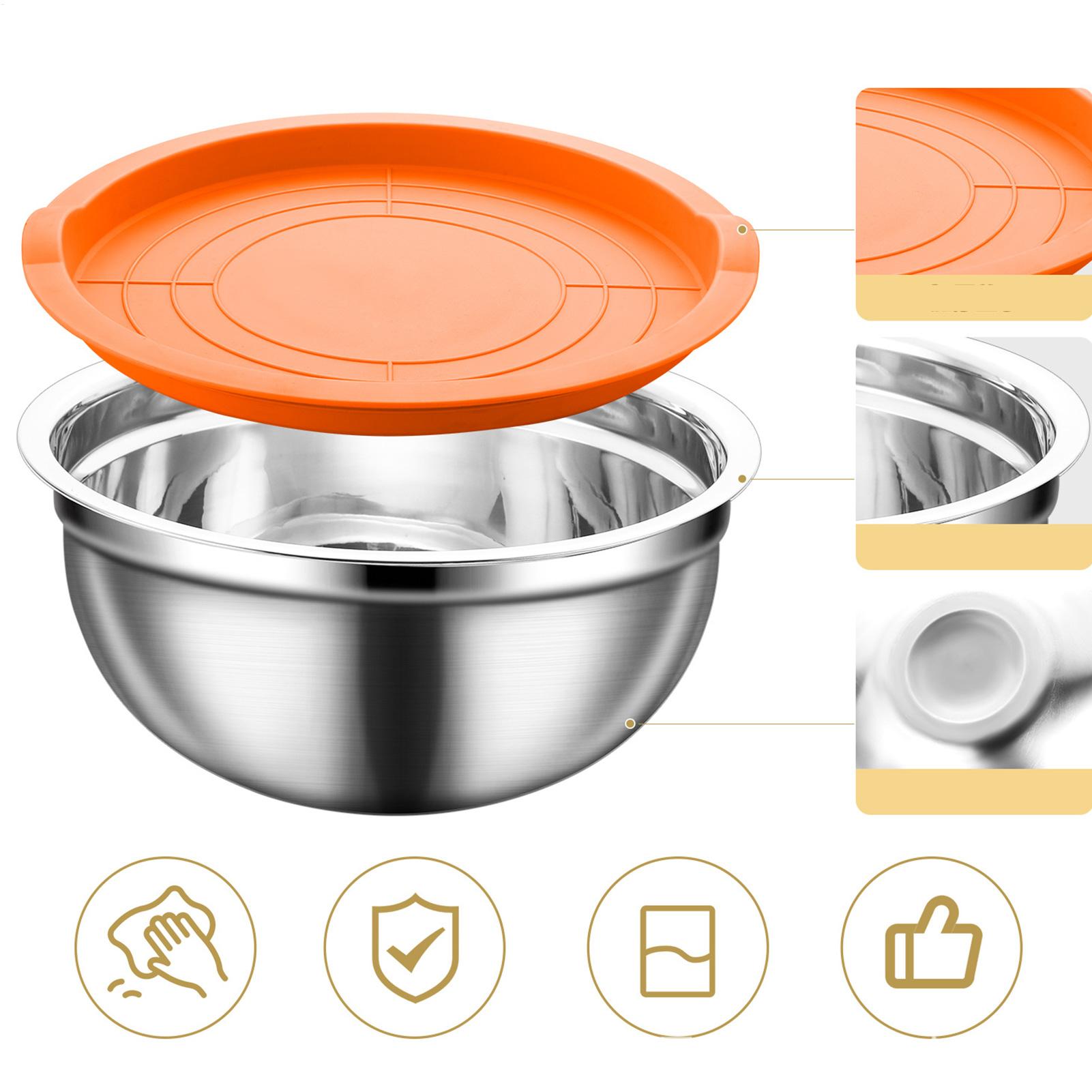 Steel Mixing Bowls Nesting Rou - Food Storage Bowls avaliação e preço
