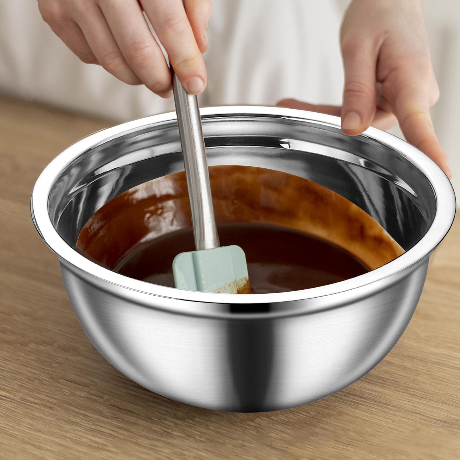Steel Mixing Bowls Nesting Rou - Food Storage Bowls avaliação e preço