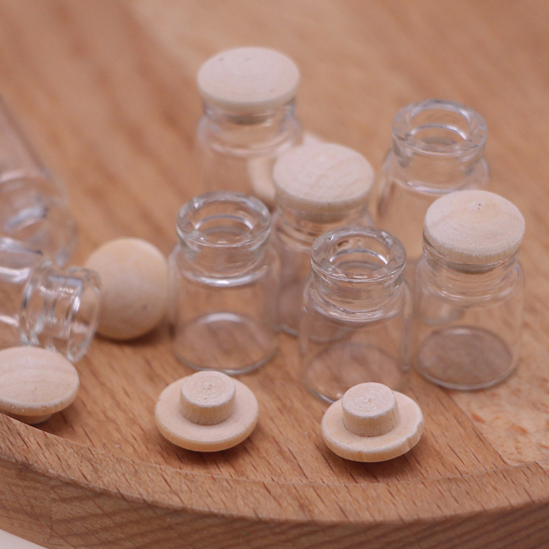 4PCS Dollhouse Miniature Trans - Food Storage Jars Plastic avaliação e preço