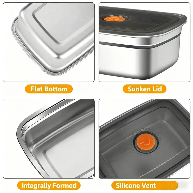 Large Capacity Stainless Steel - Food Storage Camping avaliação e preço