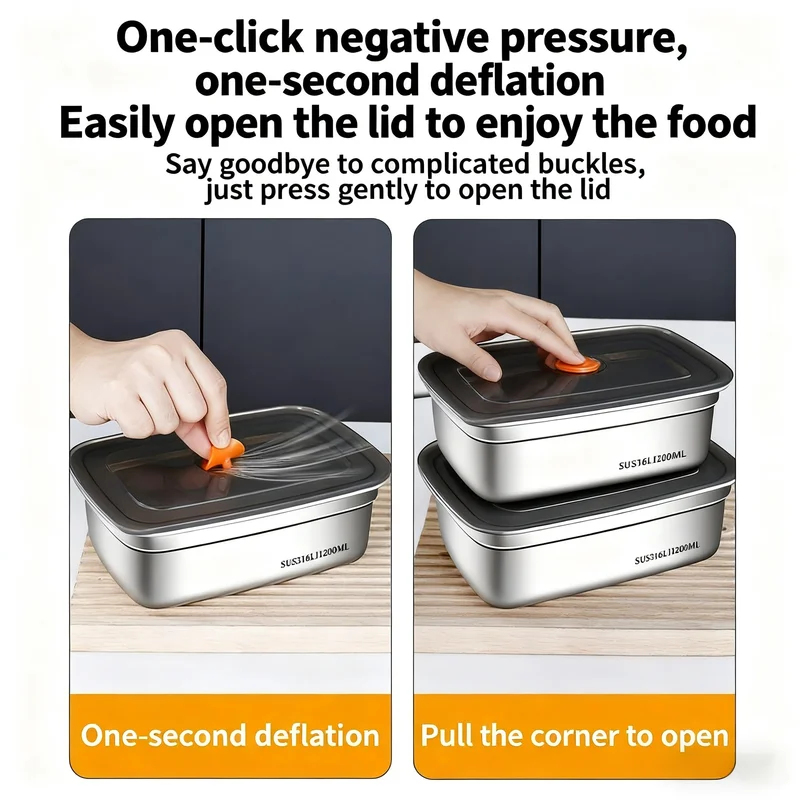 Large Capacity Stainless Steel - Food Storage Camping avaliação e preço