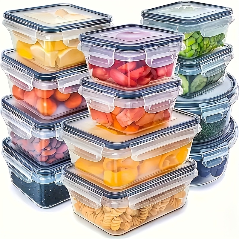 8Pcs Set Includes 4 Containers - Food Storage Camping avaliação e preço
