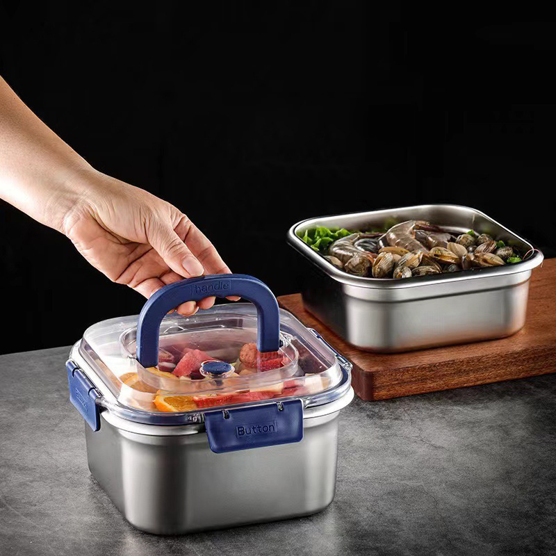 316Stainless Steel Salad Fruit - Food Storage Camping avaliação e preço
