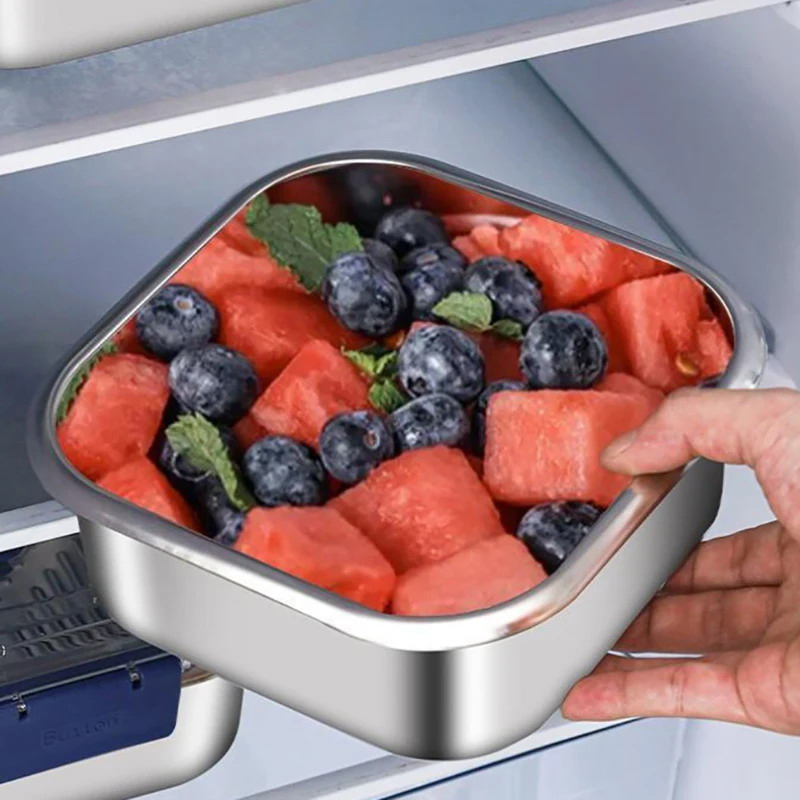 316Stainless Steel Salad Fruit - Food Storage Camping avaliação e preço