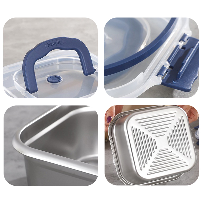 316Stainless Steel Salad Fruit - Food Storage Camping avaliação e preço