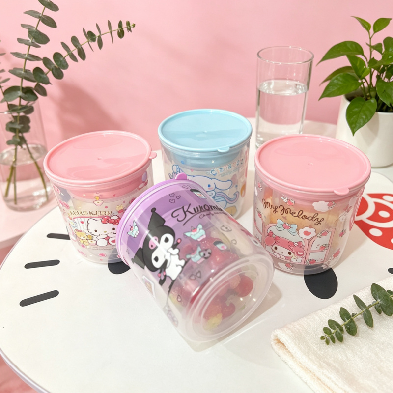 Hello Kitty Kuromi Cartoon Sto - Food Storage Jars Plastic avaliação e preço