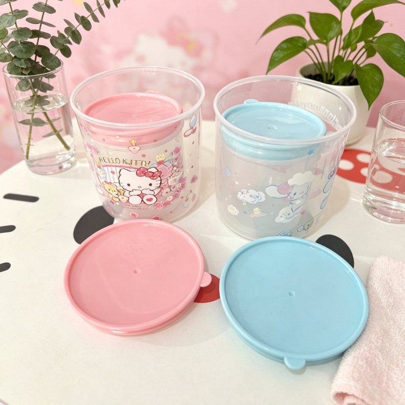 Hello Kitty Kuromi Cartoon Sto - Food Storage Jars Plastic avaliação e preço
