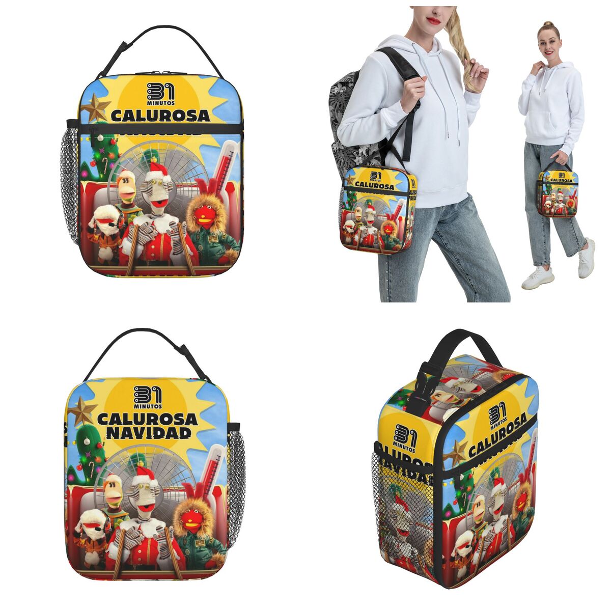31 Minutos Chilean Cartoon Ins - Xmas Food Storage Containers avaliação e preço