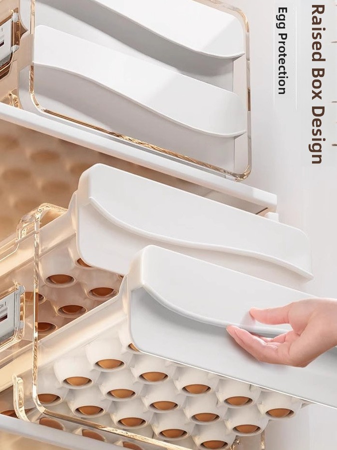 Kitchen Egg Storage Box Refrig - Food Storage For Refrigerator avaliação e preço