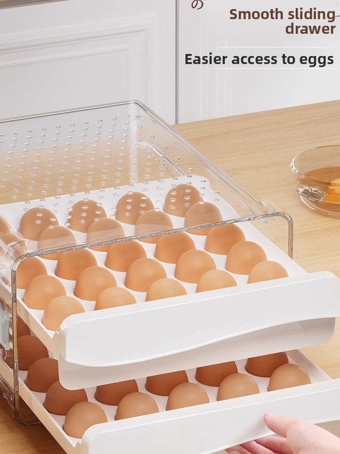 Kitchen Egg Storage Box Refrig - Food Storage For Refrigerator avaliação e preço