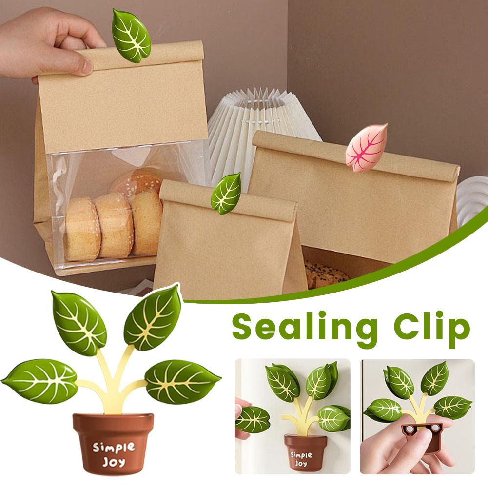Cute Sealing Clips Kitchen Uti - Food Storage Plants avaliação e preço