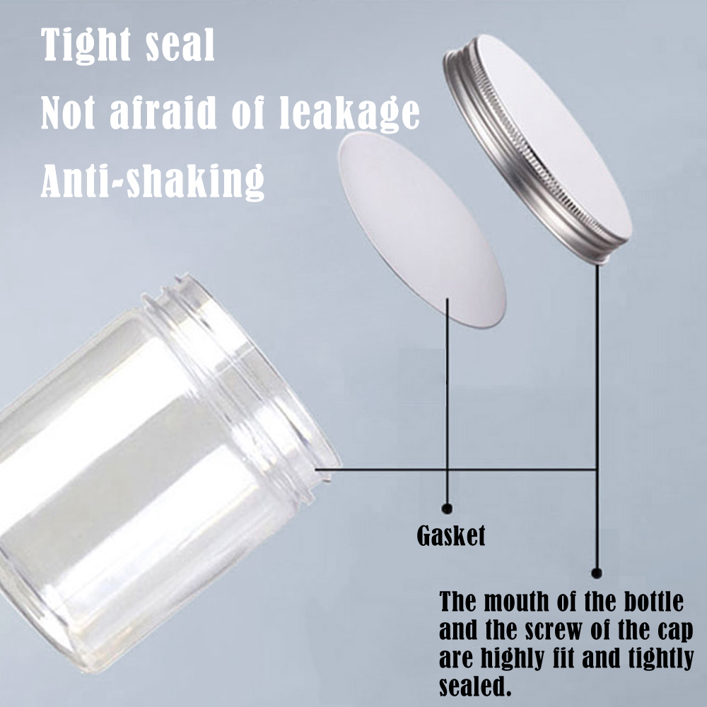 1-10Pcs 20/25/30/40/45-250ml S - Food Storage Aluminum avaliação e preço